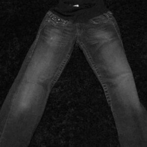 Maternity jeans- true religion